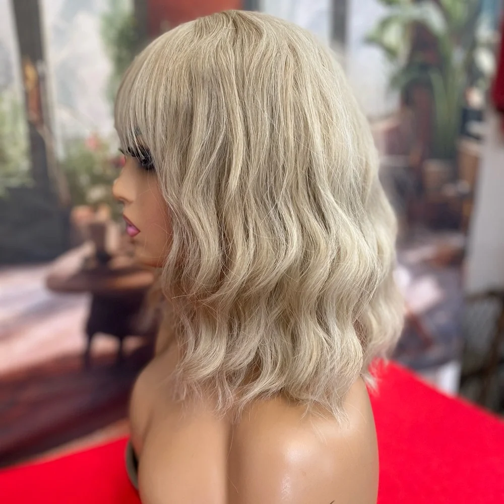 CLEARANCE Soft Light mixed blonde bob wig